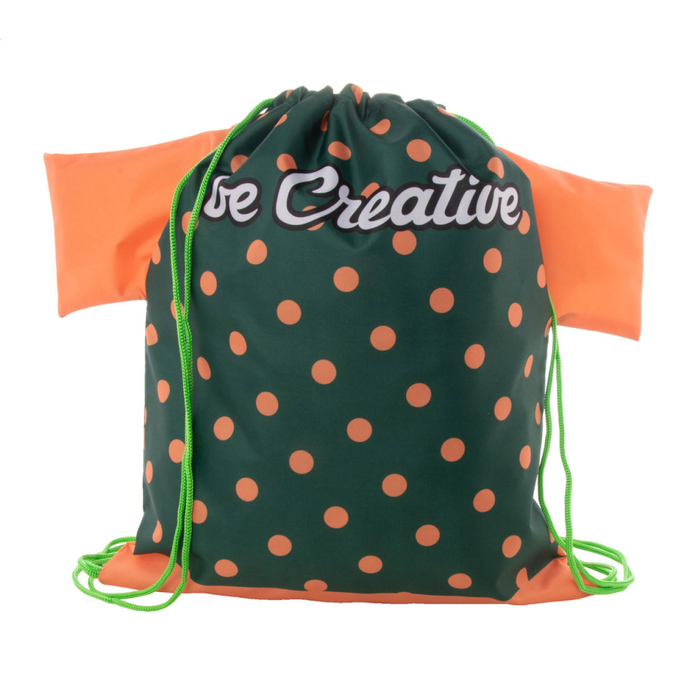CreaDraw T – сумка на шнурке на заказ, зеленый, изображение товара
