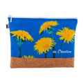 CreaBeauty Cork L RPET – косметичка на заказ, белый