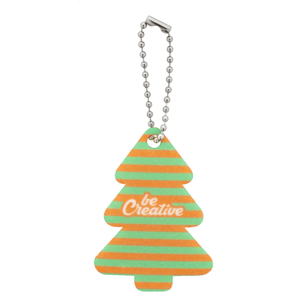 CreaFelt Key Xmas – Брелок на заказ к Рождеству, елка, белый, изображение товара