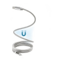Magsle – магнитный кабель USB-C мощностью 60 Вт, серебро