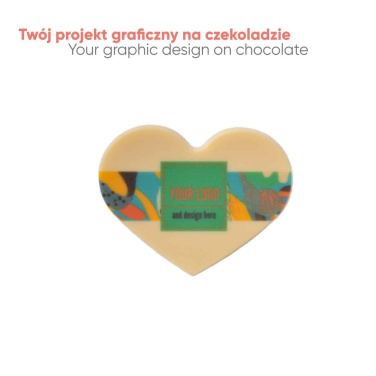 Шоколад Choco4Mat с принтом в виде мини-сердечек, изготовленный на заказ., изображение товара (2)