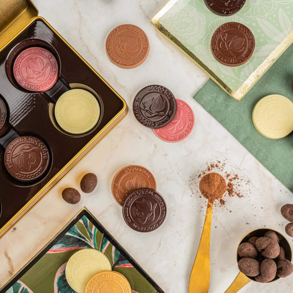 Набор шоколадных медалей в жестяной коробке от Chocolate Expert, изображение товара (1)