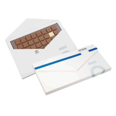 Текст Choco в 3 строки в конверте / Отдельный текст в 3 строки в конверте