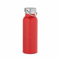 Бутылка Sado Bottle переработанная нержавеющая сталь 560 мл. Двойные стенки, герметичная. Крышка с ручкой., Красный
