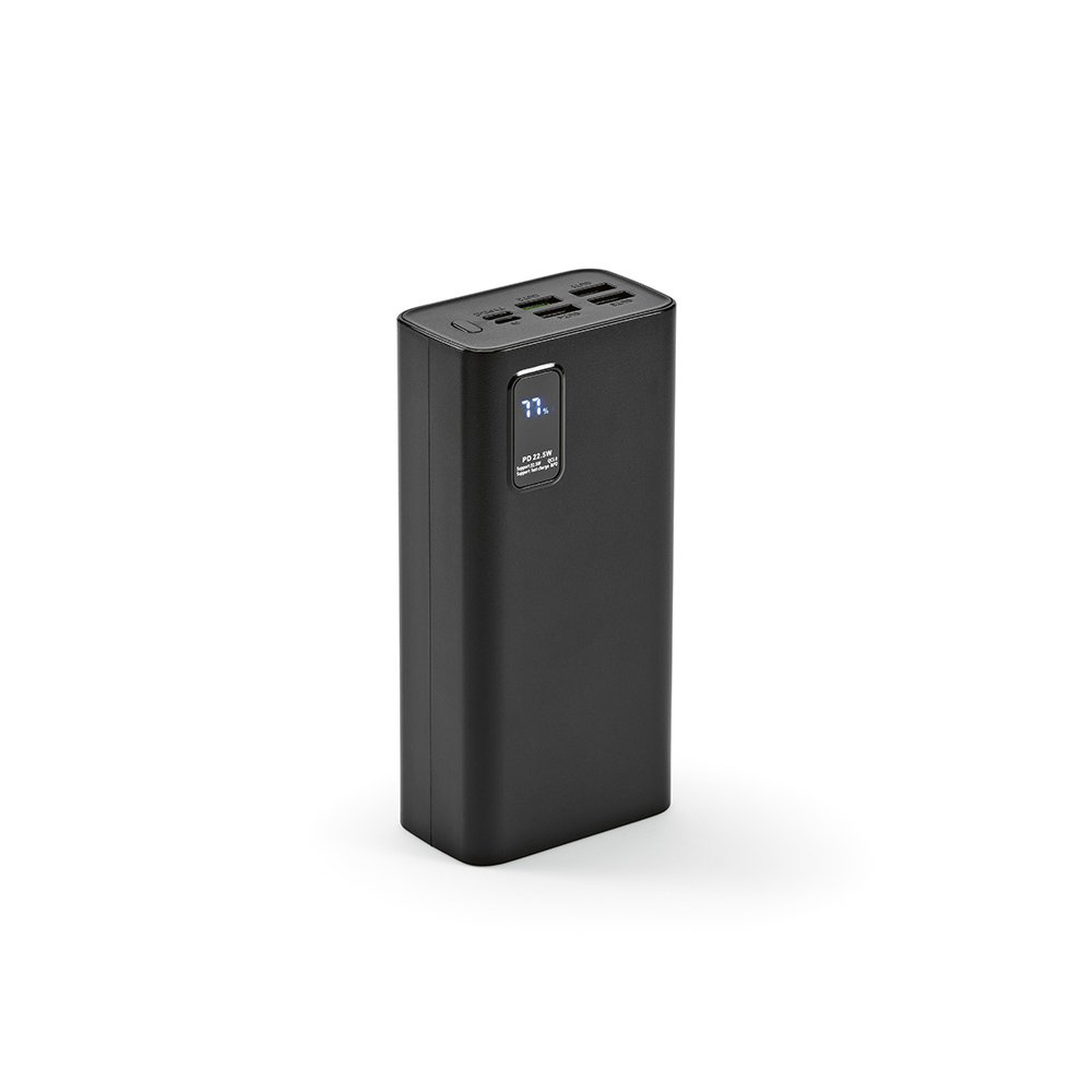 Powerbank Hertz rABS 30000 мАч. Светодиодный дисплей. Мощность 22,5 Вт. Заряжает ноутбук., изображение товара (1)