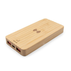 Беспроводной портативный аккумулятор Bamboo 8000 мАч B'RIGHT, беспроводное зарядное устройство 15 Вт | Benson