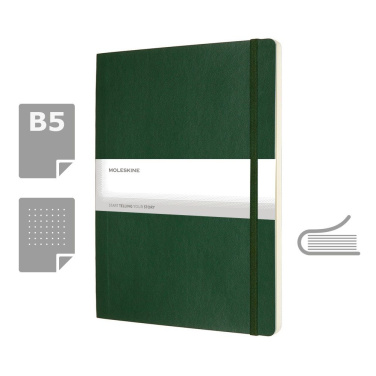 Блокнот MOLESKINE, примерно формата B5., хаки, изображение товара (4)