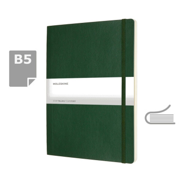 Блокнот MOLESKINE, примерно формата B5., хаки, изображение товара (4)