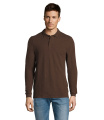 WINTER II MEN'S POLO 210, Шоколад