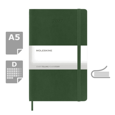 Дневник MOLESKINE, хаки, изображение товара (4)
