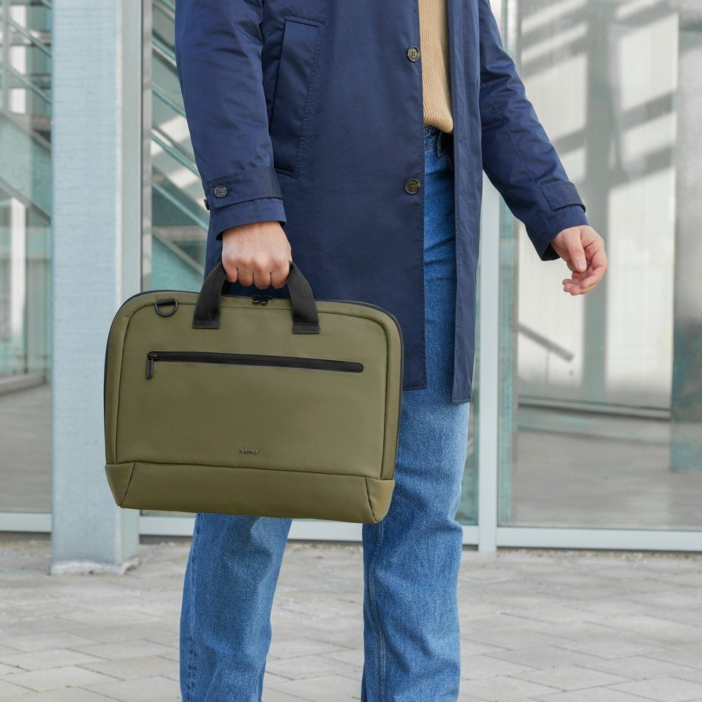 Сумка для ноутбука 15,6"-16,2" Hama Ultra Lightweight, зеленый, изображение товара (1)
