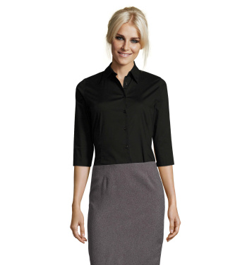 EFFECT STRETCH WOMEN SHIRT, Черный, XS, изображение товара (3)