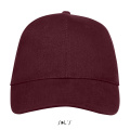 BUFFALO SIX PANEL CAP, Бургундия