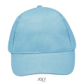 BUZZ FIVE PANEL CAP, Атолл Блю