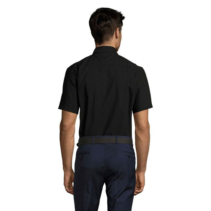BRISBANE OXFORD MEN'S SHIRT, Черный, 4XL, изображение товара (1)