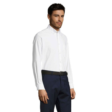 BOSTON OXFORD MEN'S SHIRT, Белый, 4XL, изображение товара (2)