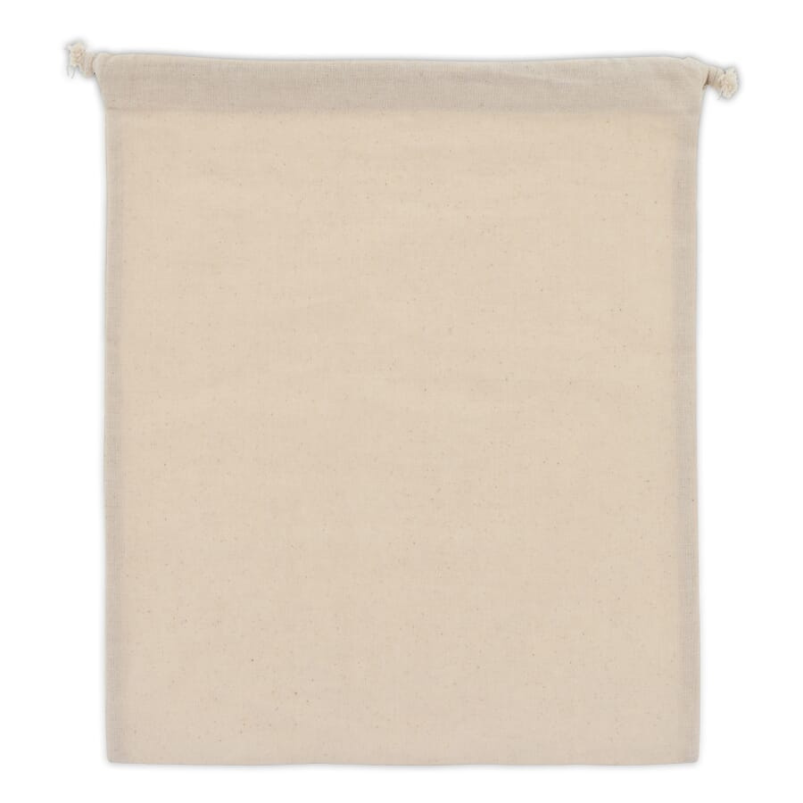 Подарочный мешочек из хлопка OEKO-TEX® 140 г/м² 25x30 см, экрю, изображение товара