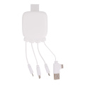 3192 | Powerbank Xoopar Octopus Gamma 2 с кабелем для зарядки Bio 3000 мАч, белый