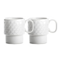 Набор кофейных кружек Sagaform Coffee & More, 2 шт., 250 мл., белый