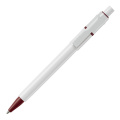 Шариковая ручка Baron Hardcolour (стержень RX210), белый / Темно-красный