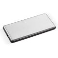 Powerbank с подсветкой логотипа, 4000 мАч, серебристый / Черный