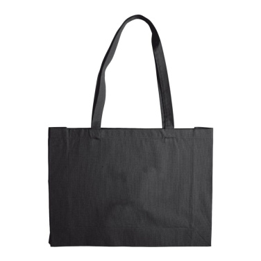 Сумка через плечо из парусины OEKO-TEX® 270 г/м² 45x10x33 см, черный, изображение товара (2)