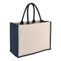 Джутовая/детская сумка OekoTex 42x19x32 см, 320 г, темно-синий