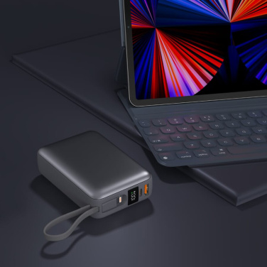 Powerbank Nova 22.5W Power Delivery со встроенным кабелем, 20000 мАч, темно-серый, изображение товара (2)
