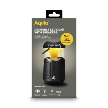 Беспроводная колонка Aqiila Soundbird B10 с подсветкой и внешним аккумулятором, черный, изображение товара (2)
