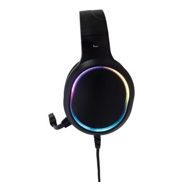 игровая гарнитура RGB, черный, детальный вид (2)