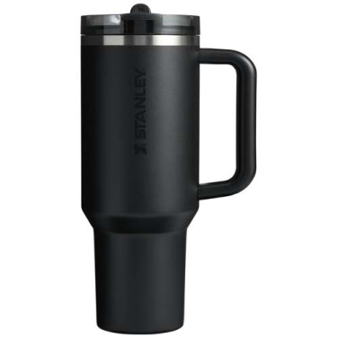 Stanley Quencher® ProTour 1180 мл из переработанной нержавеющей стали Изолированный тумблер с перекидной соломинкой , Черный, изображение товара (1)