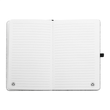Refelt Note A5 – Блокнот из ПЭТ-войлока, серый, дополнительный вид товара 3