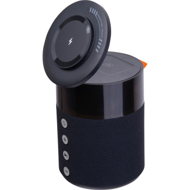 Bluetooth-колонка с беспроводной зарядкой Ferraghini RILEY, черный, изображение товара (3)