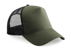 Junior Snapback Trucker, Оливково-зеленый/Черный