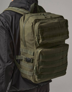 Тактический рюкзак MOLLE, цвет: оливково-зелёный - Bagbase (2)