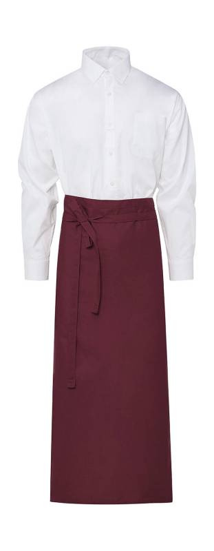 Лондонский длинный бистро-фартук, цвет: бордовый - SG Accessories - BISTRO, Бургундия (1)