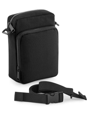 Modulr™ 1 литр, многокарманный, цвет: чёрный - Bagbase (2)