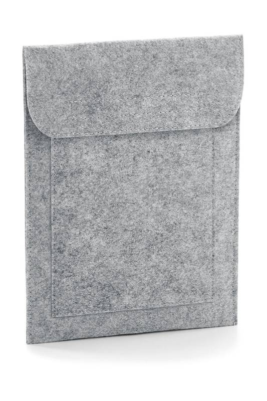 Войлочный чехол для iPad®, цвет: серый меланж – Bagbase (1)