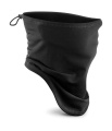 Спортивный шейный платок из мягкой ткани Softshell, цвет: чёрный, Черный
