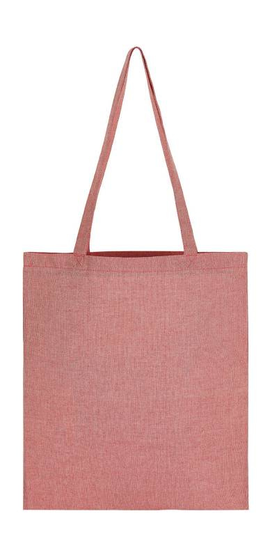 Сумка-шоппер из переработанного хлопка/полиэстера (левая сторона), Красная Вереск – SG Accessories - BAGS (1)