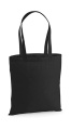 Премиальная хлопковая сумка-тоут, цвет: чёрный, Черный