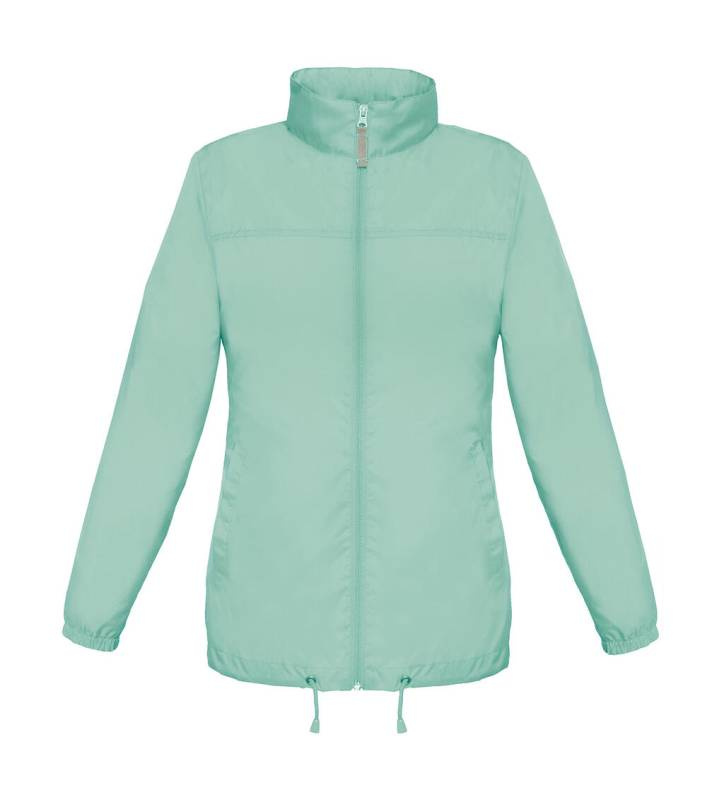 Ветровка Sirocco/женская, Пиксельный бирюзовый – B&C Outerwear (1)