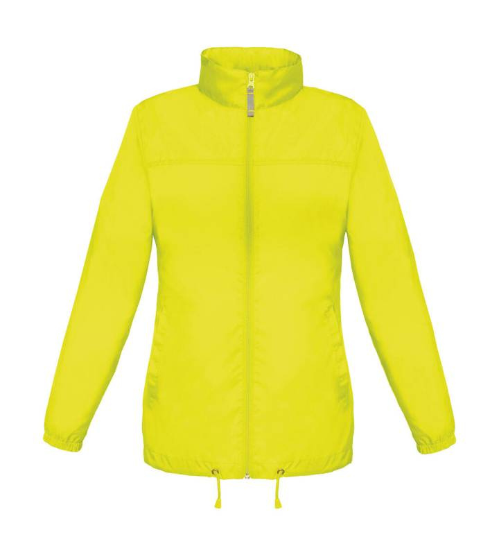 Ветровка Sirocco/женская, Ультражёлтый – B&C Outerwear (1)