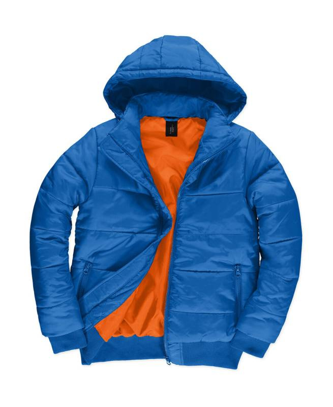 Куртка Superhood/мужская, Королевский/Неоново-оранжевый – B&C Outerwear (1)