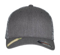 Flexfit Trucker Melange Mesh, цвет: чёрный/серый меланж, Черно-серый меланж