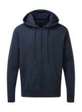 Мужская толстовка с капюшоном на молнии, Джинсовая ткань