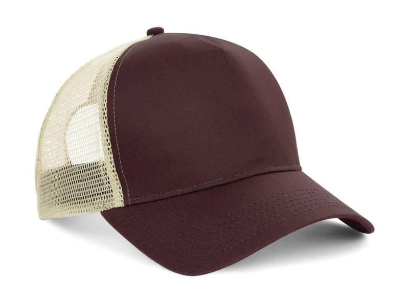 Snapback Trucker, Шоколад/Карамель – Beechfield (1)