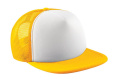 Винтажная кепка дальнобойщика с регулируемой застежкой, Подсолнечник/Белый