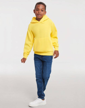 Детская толстовка с капюшоном, Классический красный – Russell Athletic (3)