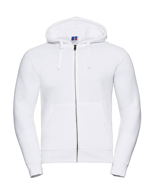 Мужская аутентичная куртка с капюшоном на молнии, цвет: белый – Russell Athletic (1)